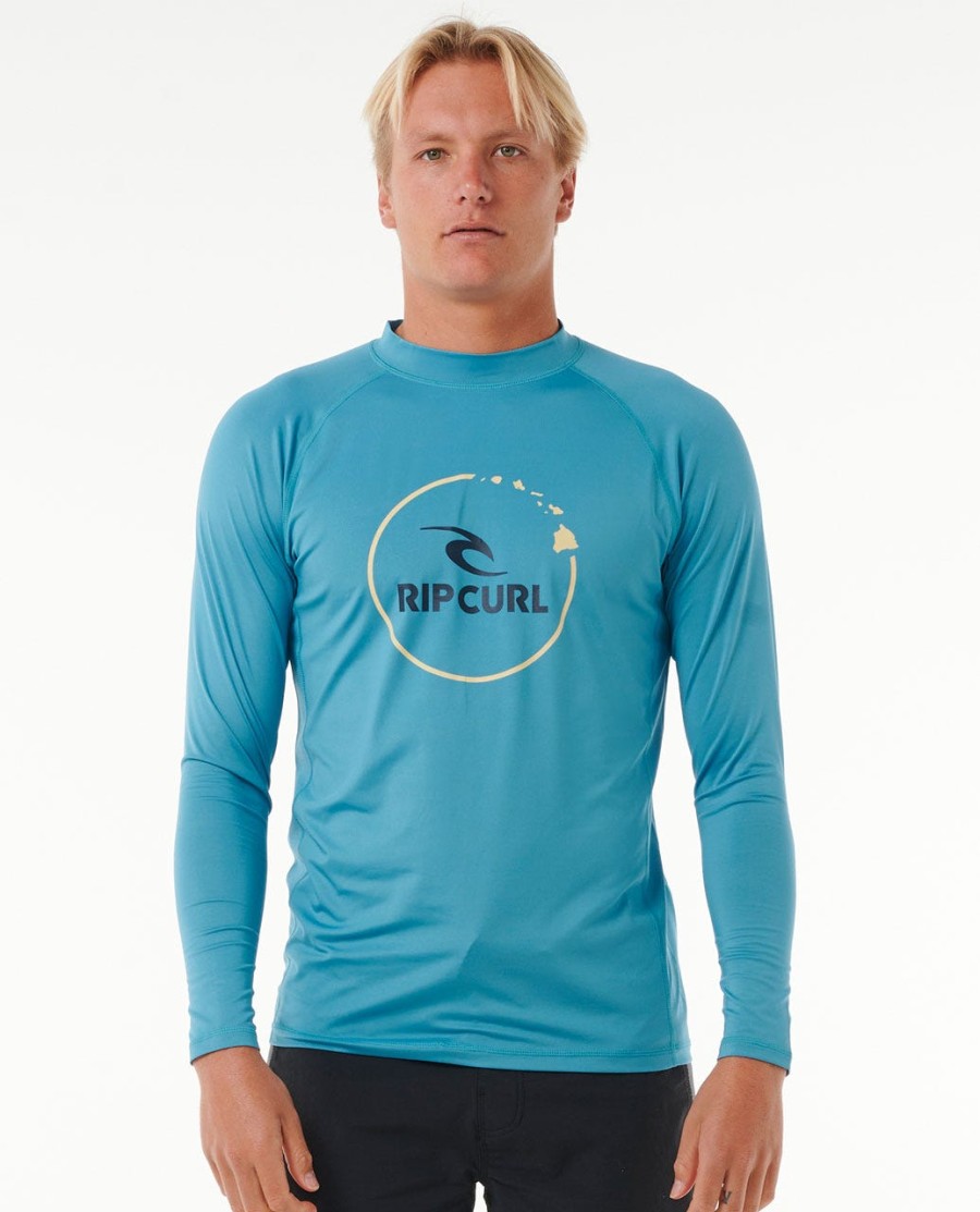 island vibe upf50 rash guard met lange mouwen