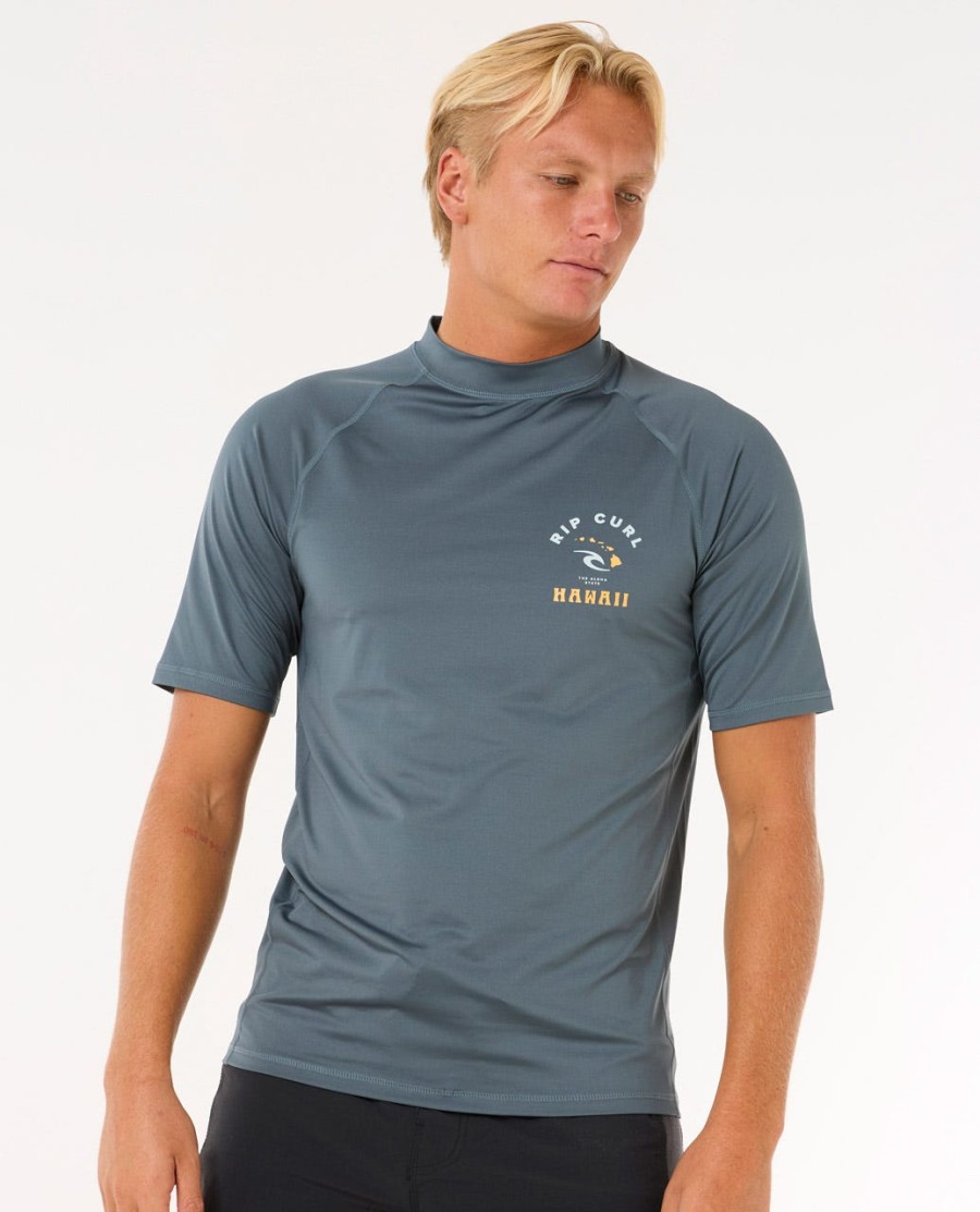 island vibe upf rashguard met korte mouwen