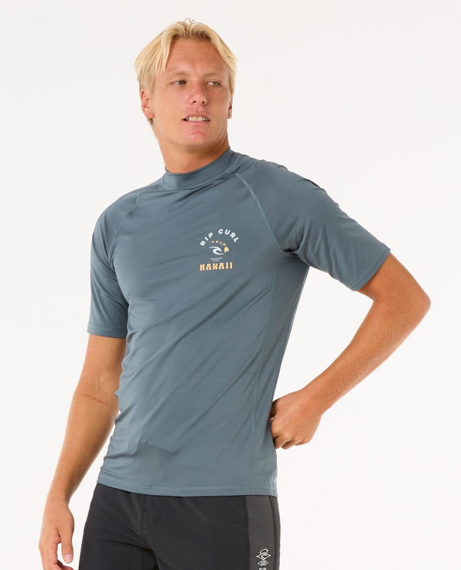 island vibe upf rashguard met korte mouwen