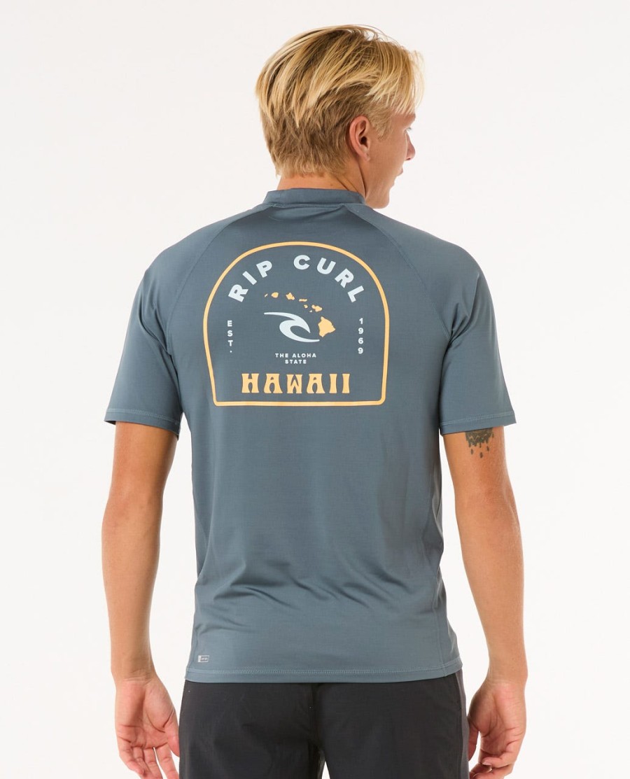 island vibe upf rashguard met korte mouwen
