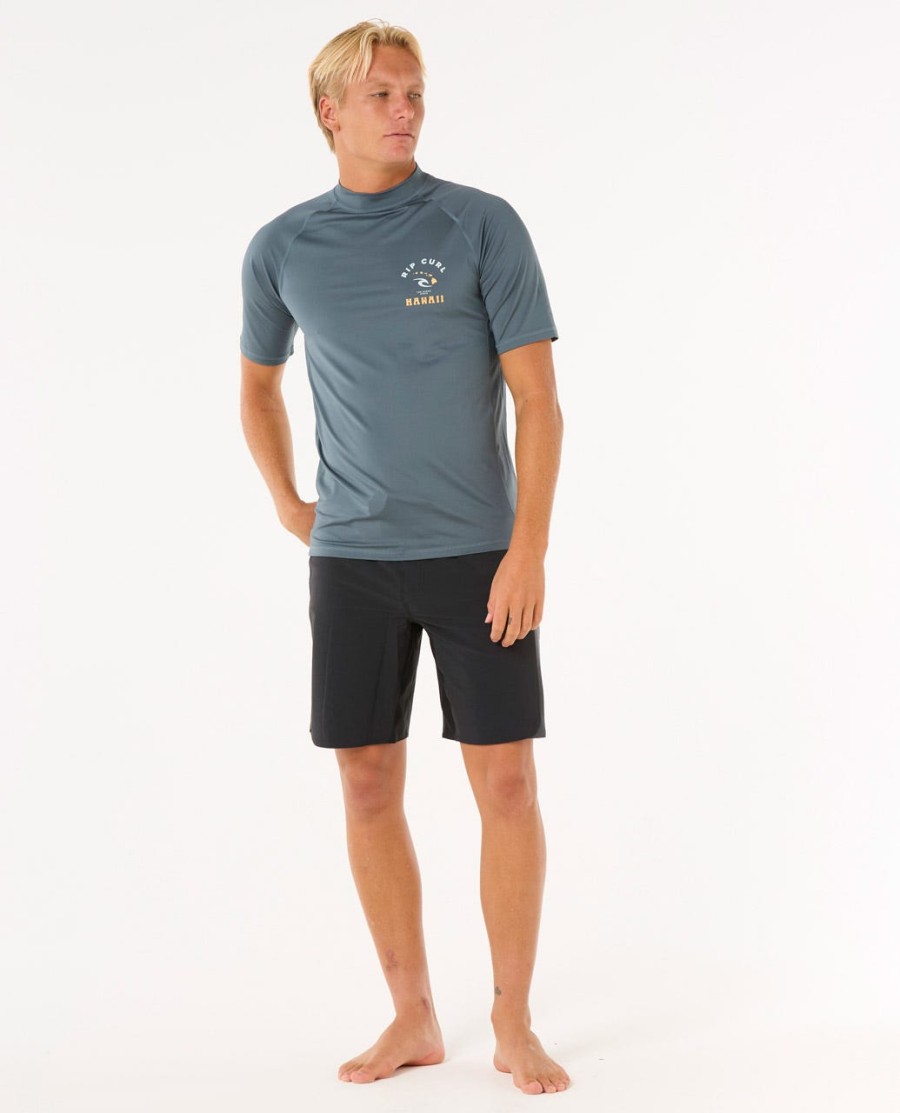 island vibe upf rashguard met korte mouwen
