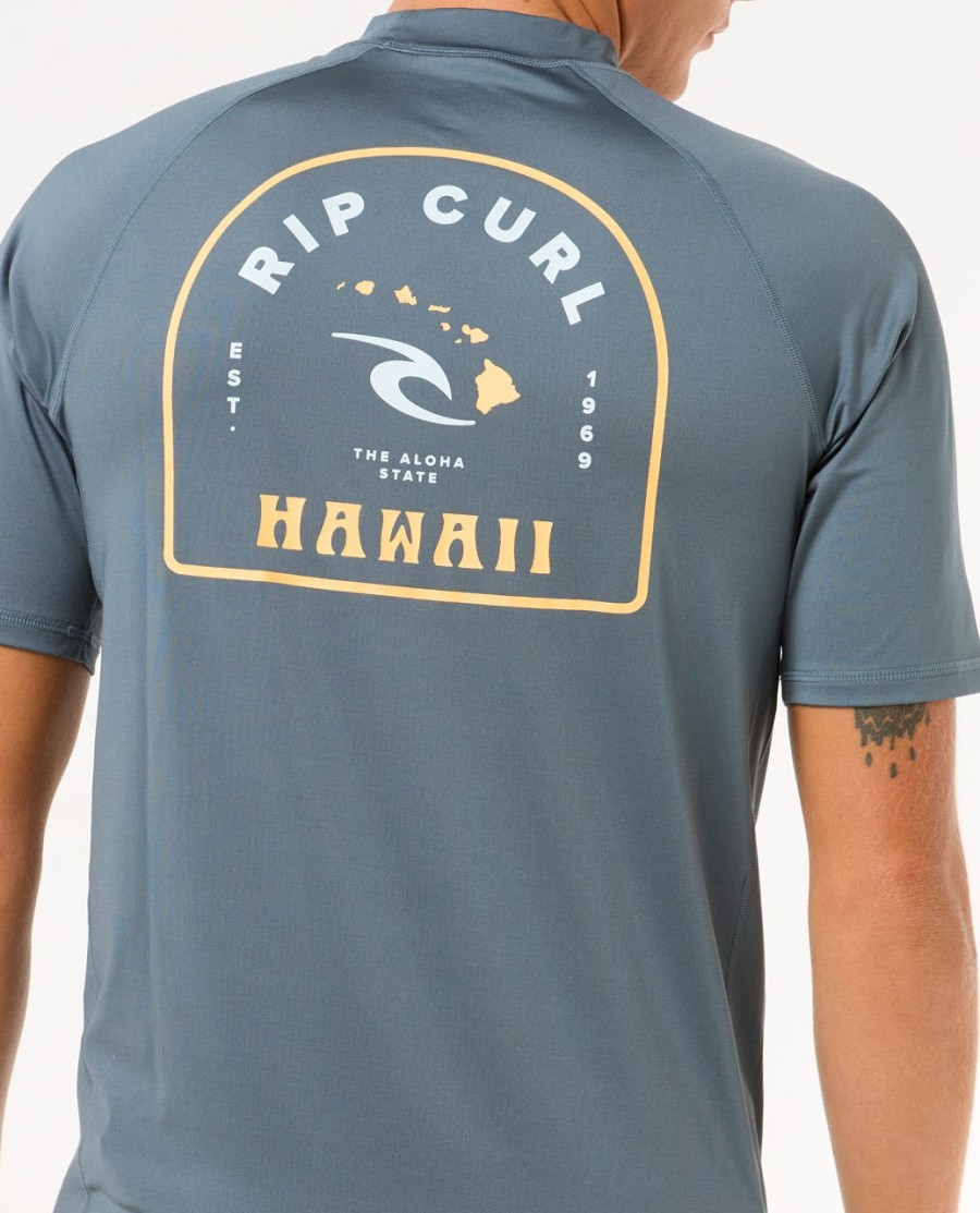 island vibe upf rashguard met korte mouwen