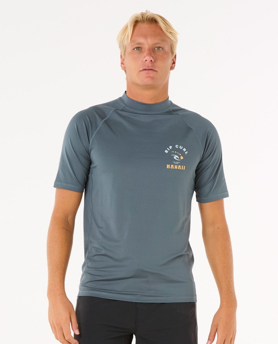 island vibe upf rashguard met korte mouwen