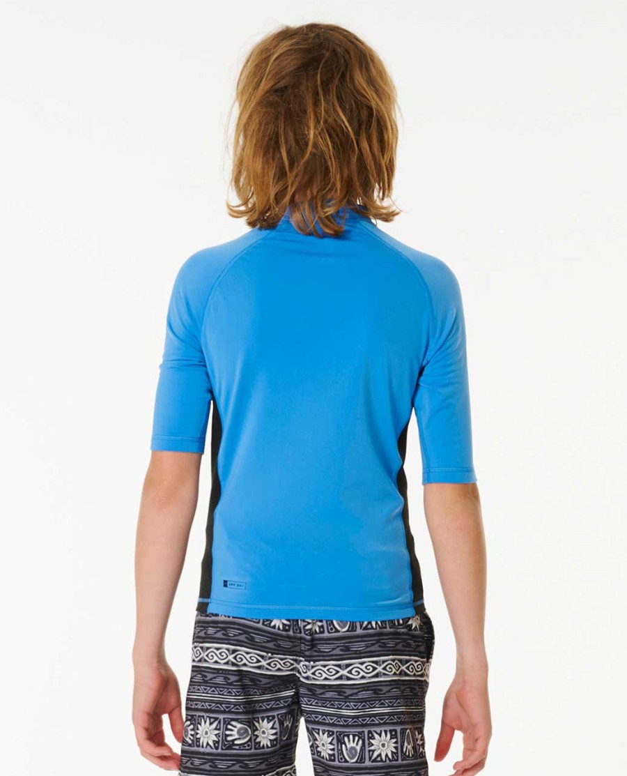 icons uv brushed rash guard met korte mouwen - jongens 8-16 jaar