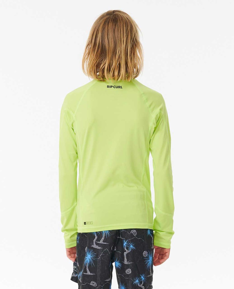 brand wave uv-beschermend shirt met lange mouwen - jongens 8-16 jaar