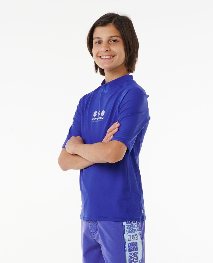 future evolution uv-beschermend zwemshirt met korte mouwen - jongens 8-16 jaar
