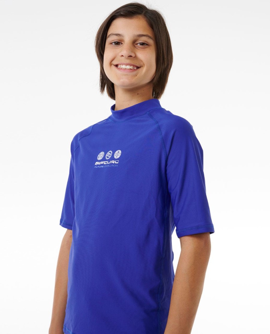 future evolution uv-beschermend zwemshirt met korte mouwen - jongens 8-16 jaar