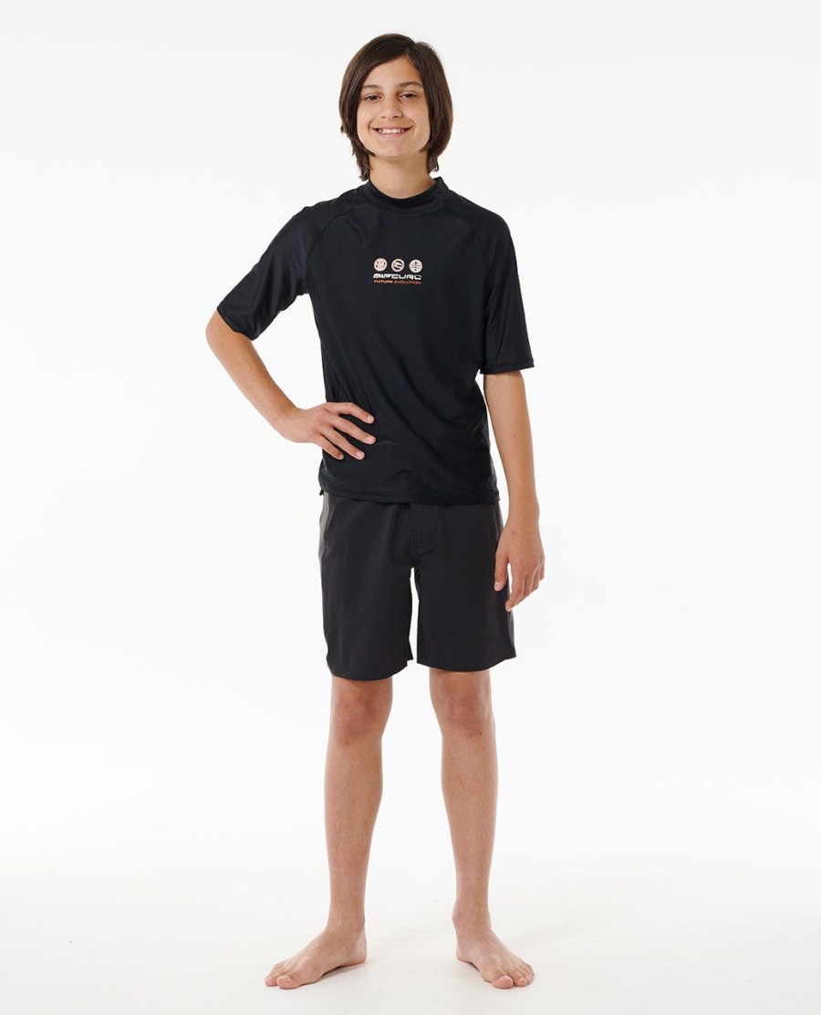 future evolution uv-beschermend zwemshirt met korte mouwen - jongens 8-16 jaar