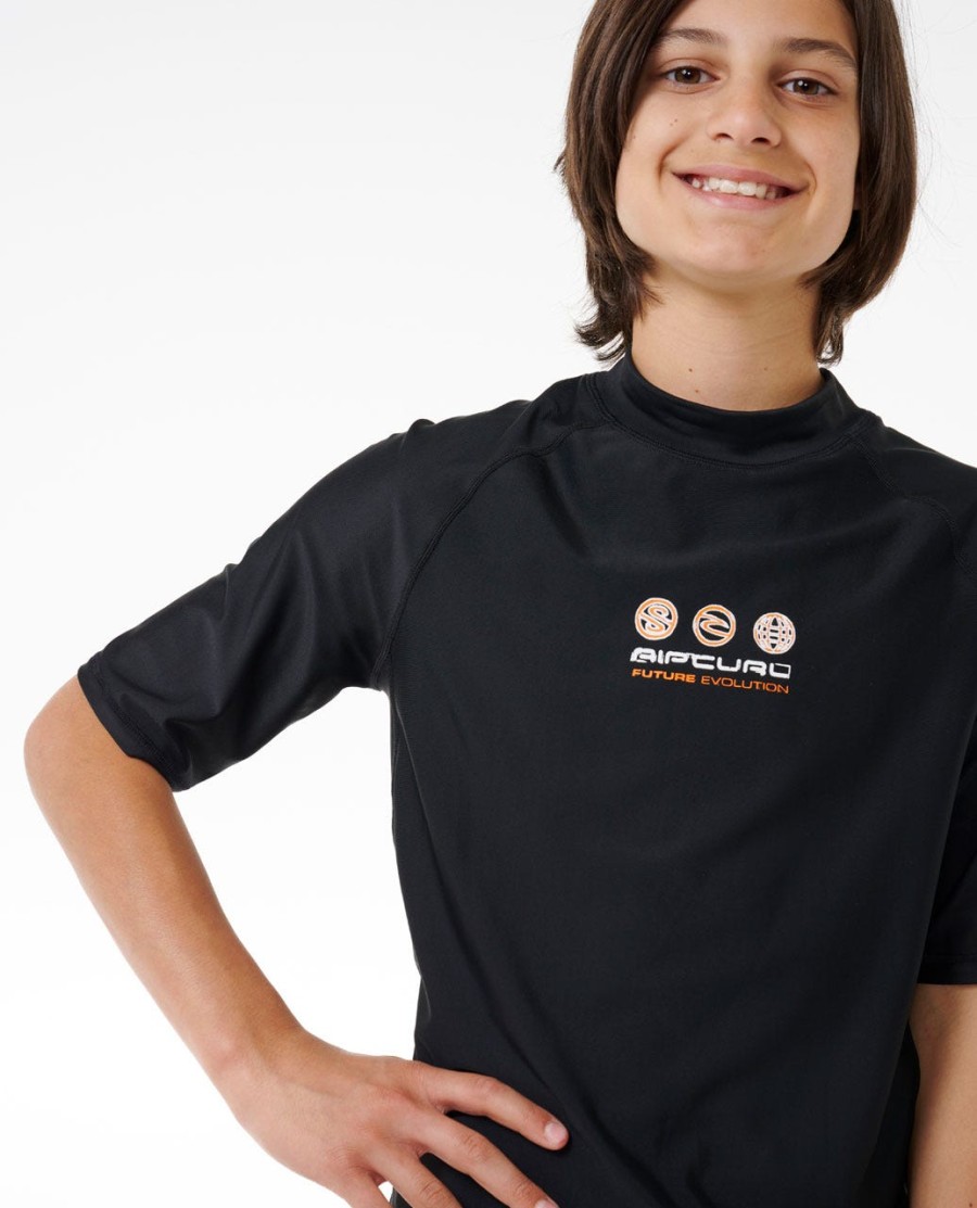 future evolution uv-beschermend zwemshirt met korte mouwen - jongens 8-16 jaar