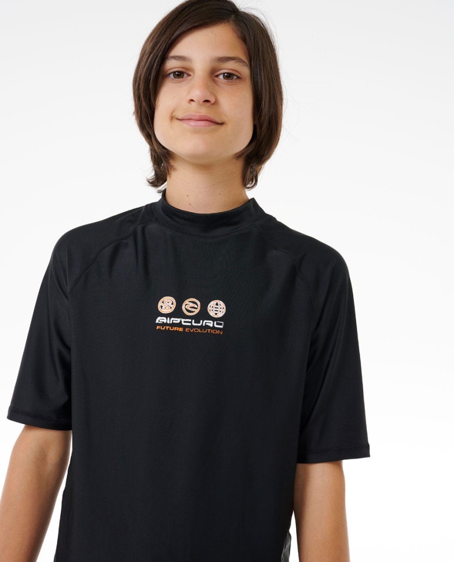 future evolution uv-beschermend zwemshirt met korte mouwen - jongens 8-16 jaar