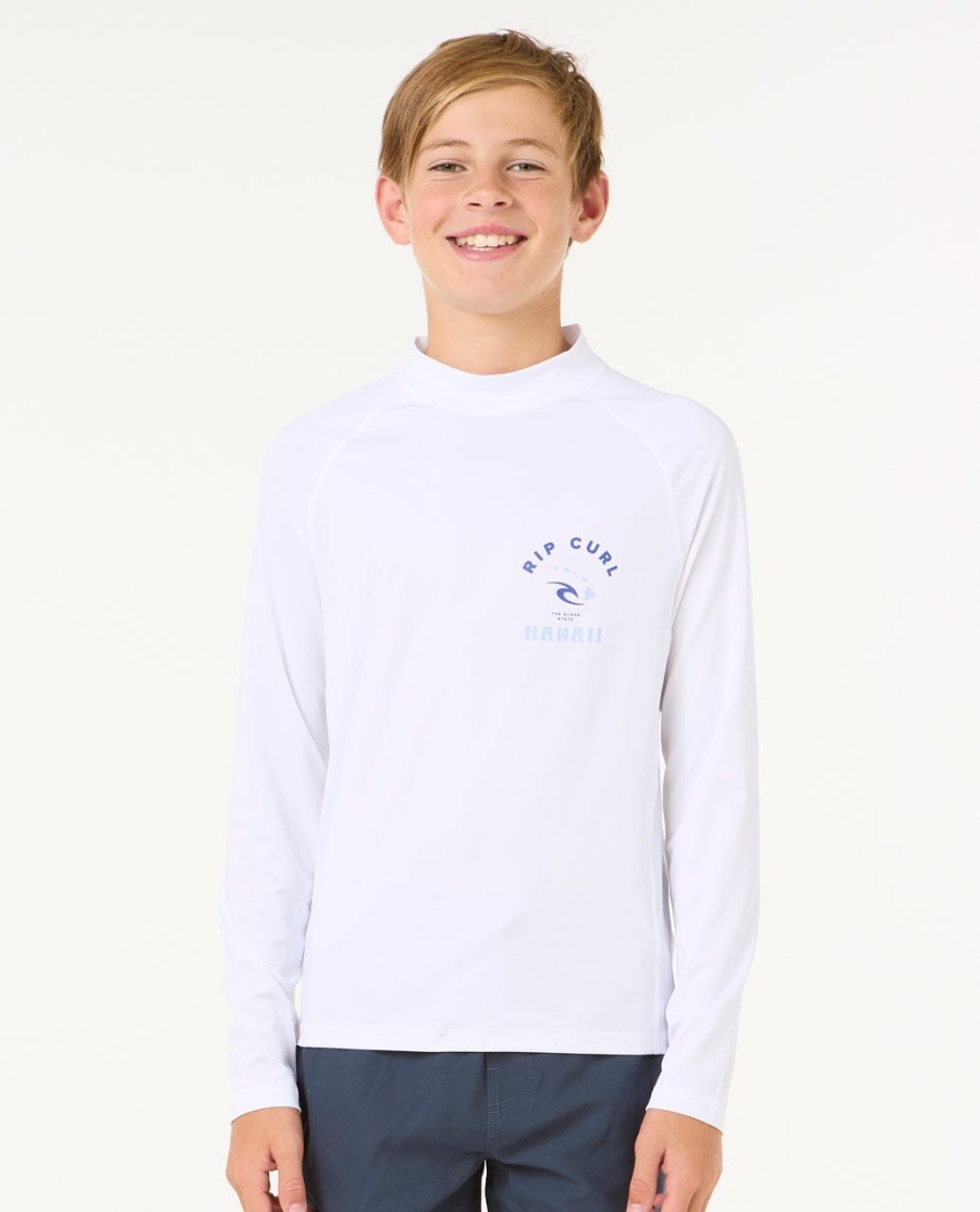 island vibe upf longsleeve - jongens 8-16 jaar