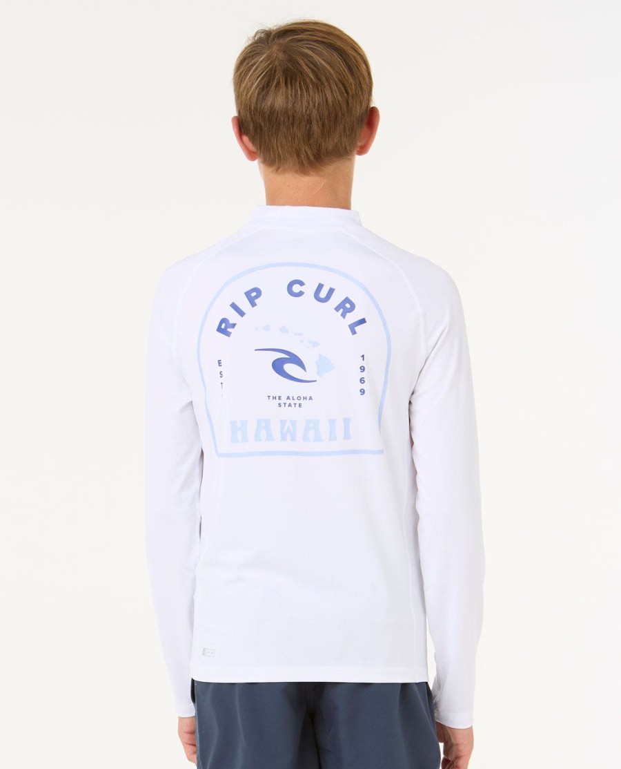 island vibe upf longsleeve - jongens 8-16 jaar