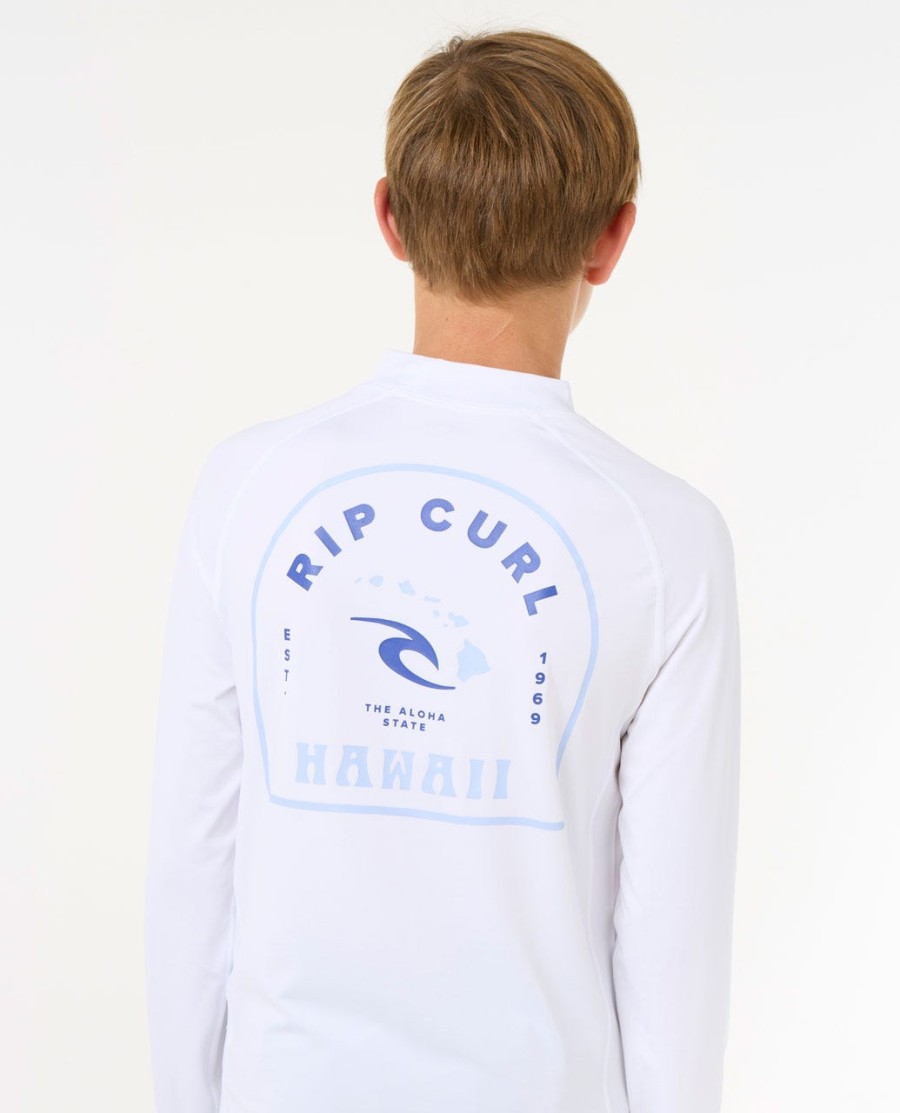 island vibe upf longsleeve - jongens 8-16 jaar