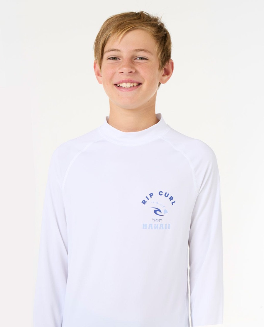 island vibe upf longsleeve - jongens 8-16 jaar