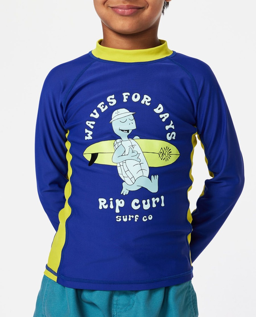 tube turtle uv-beschermend zwemshirt met lange mouwen - jongens 1-8 jaar