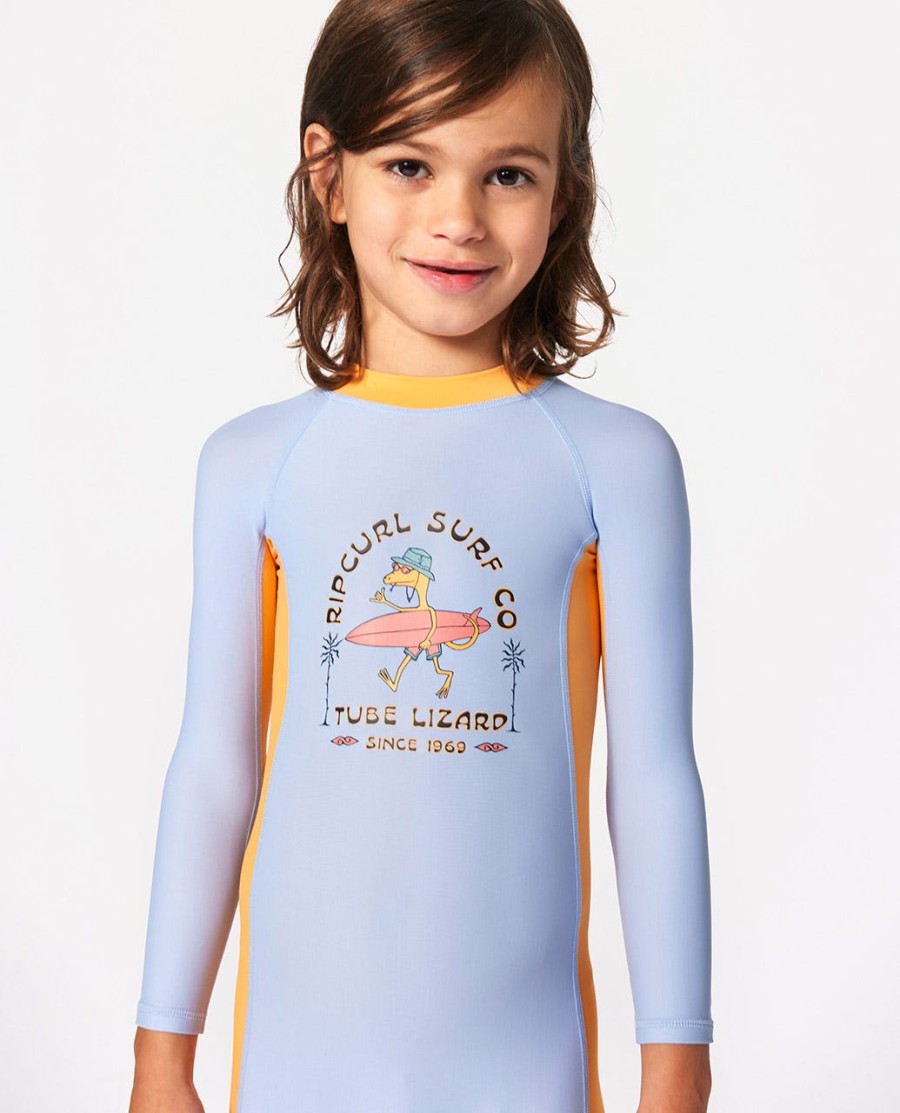 grom energy upf uv-beschermend rashguard met lange mouwen - jongens 2-8 jaar