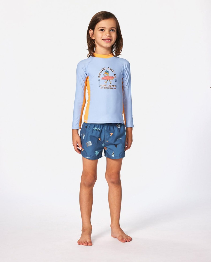 grom energy upf uv-beschermend rashguard met lange mouwen - jongens 2-8 jaar