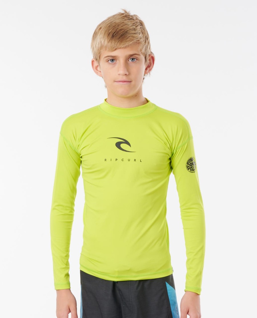 kids corpo t-shirt met lange mouwen en upf-bescherming - jongens 8-16