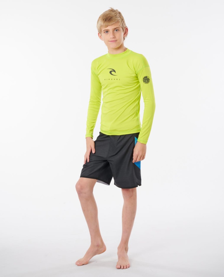 kids corpo t-shirt met lange mouwen en upf-bescherming - jongens 8-16