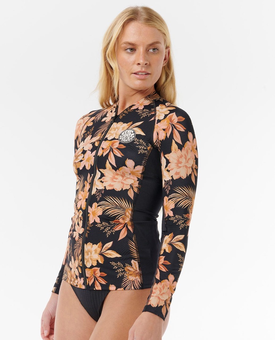 desert dreams rash guard met lange mouwen en ritssluiting