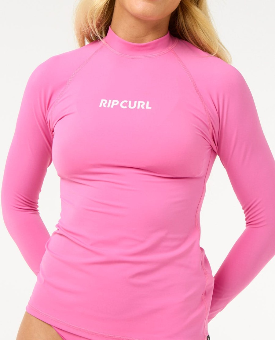 klassiek surf-rashvest met lange mouwen en uv-bescherming