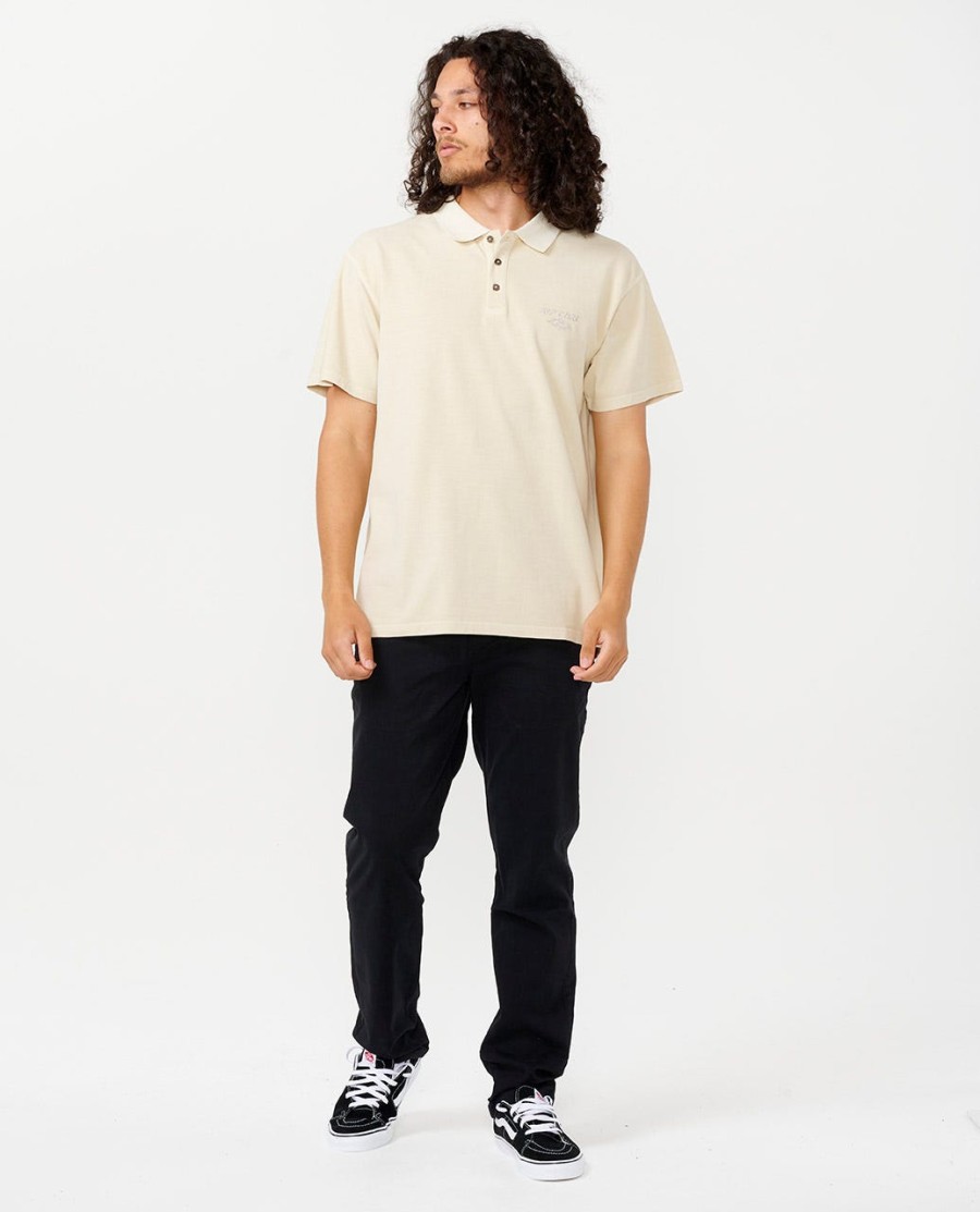poloshirt met vervagend borduurwerk