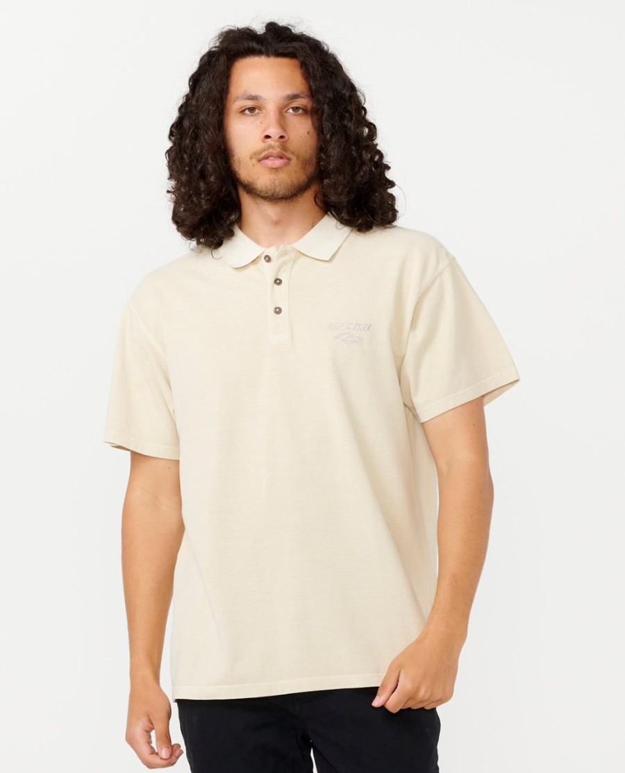 poloshirt met vervagend borduurwerk
