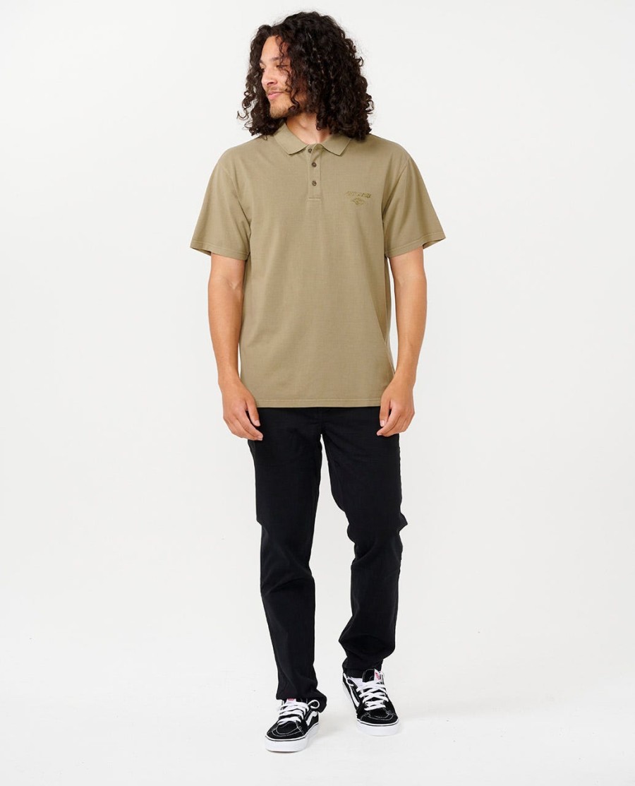 poloshirt met vervagend borduurwerk