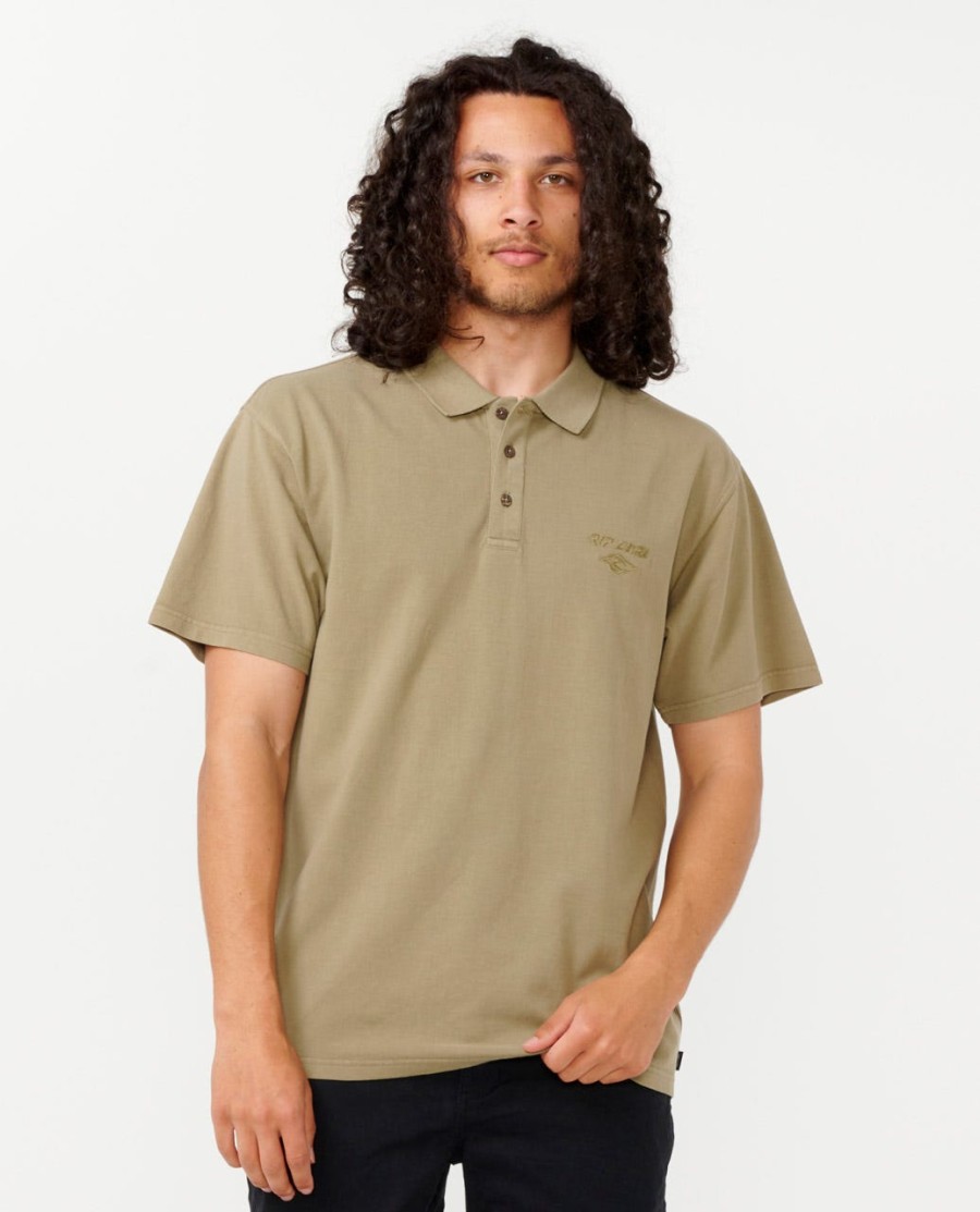 poloshirt met vervagend borduurwerk