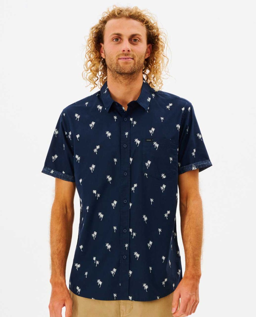 paradise palms t-shirt met korte mouwen