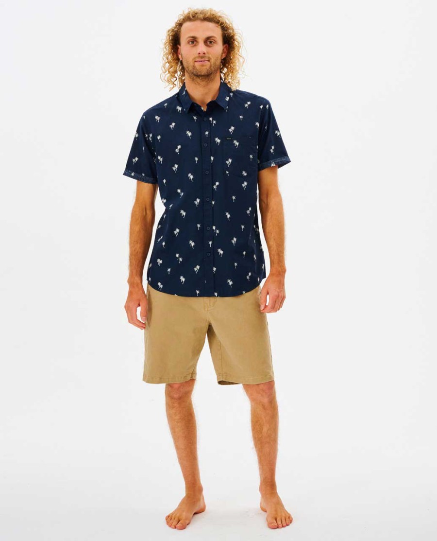 paradise palms t-shirt met korte mouwen