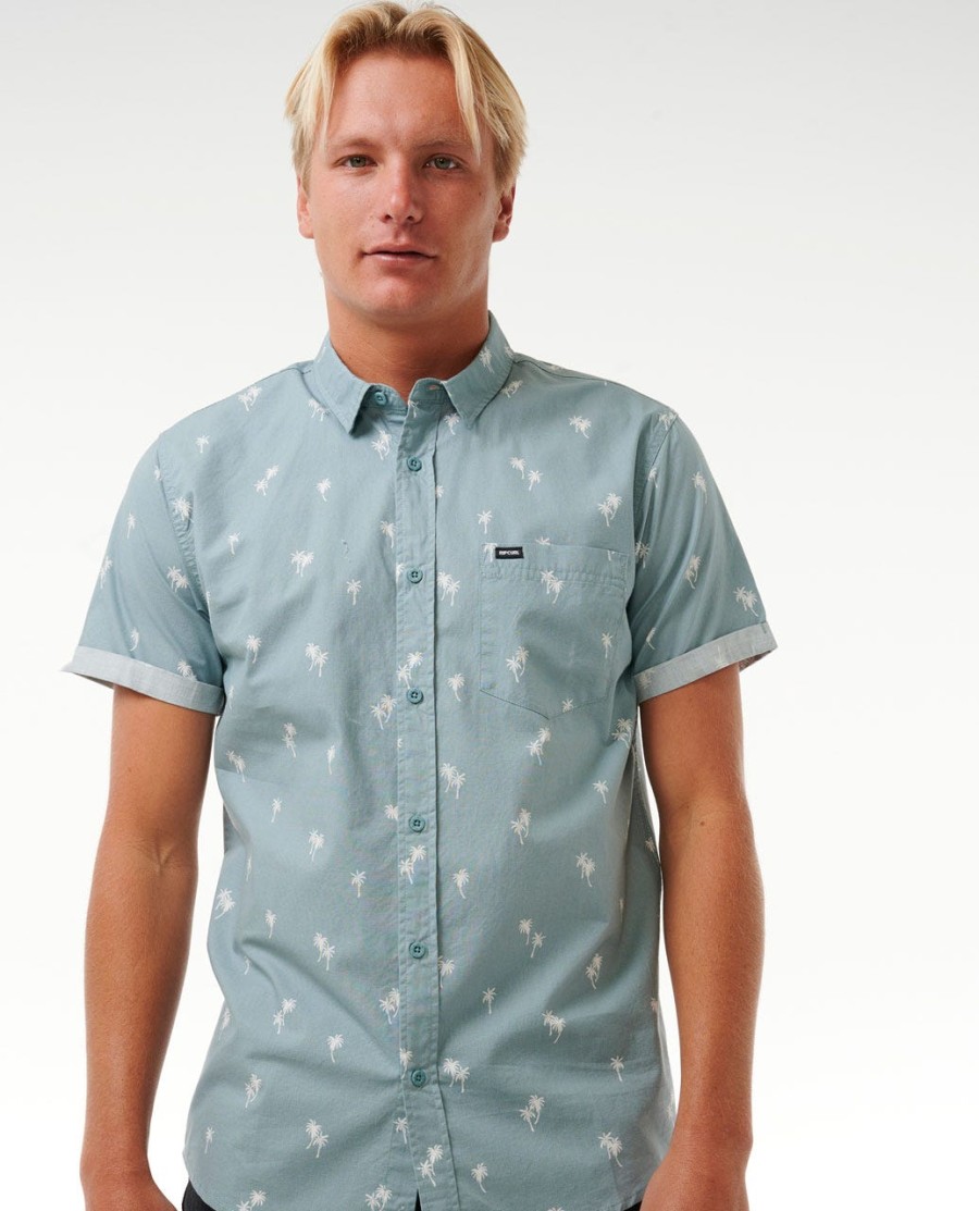 paradise palms t-shirt met korte mouwen