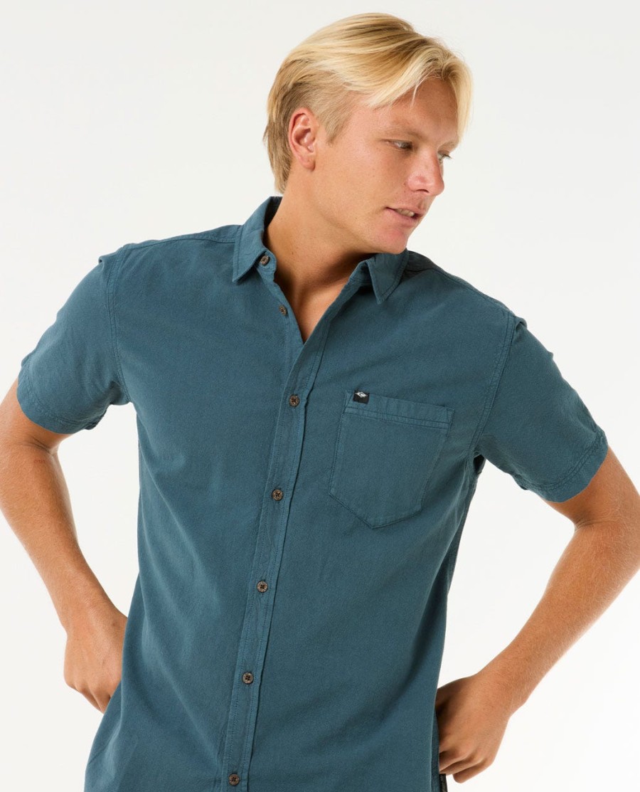 klassiek surfshirt met korte mouwen