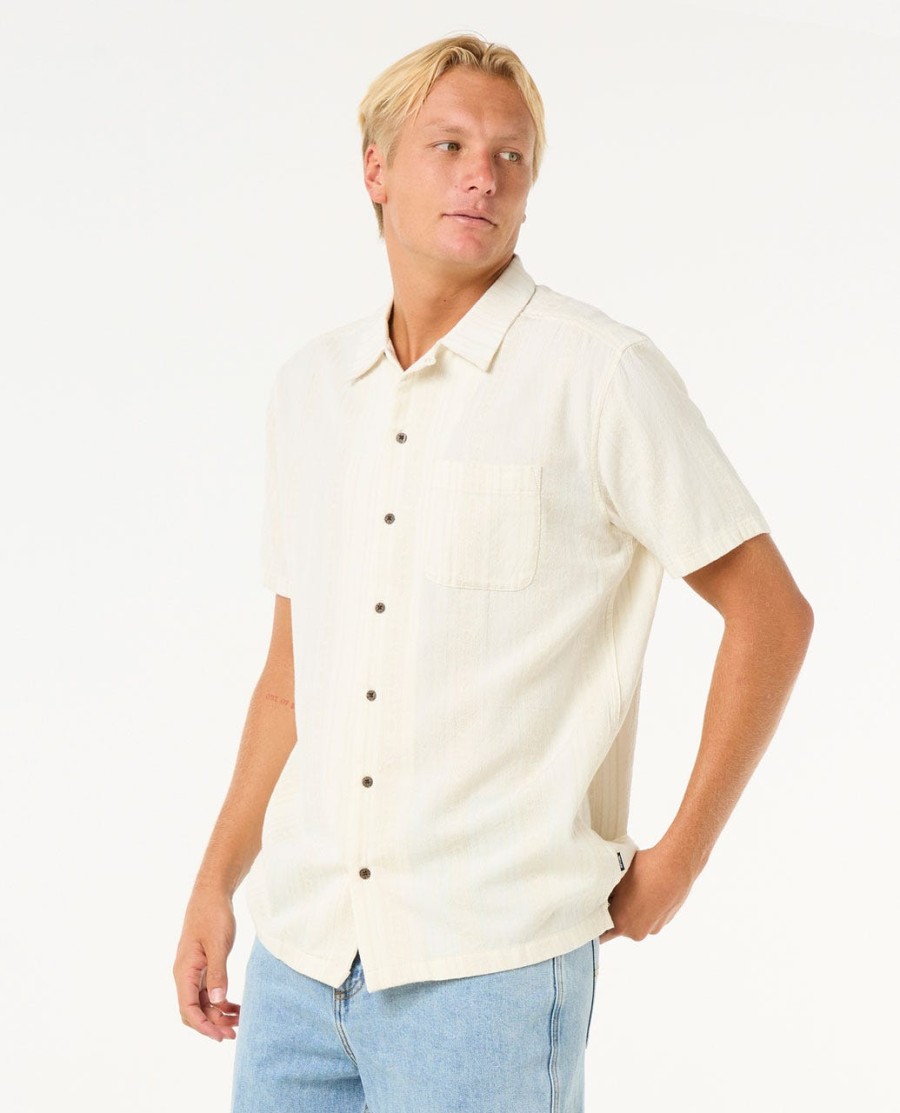 raw energy gestreept shirt met korte mouwen