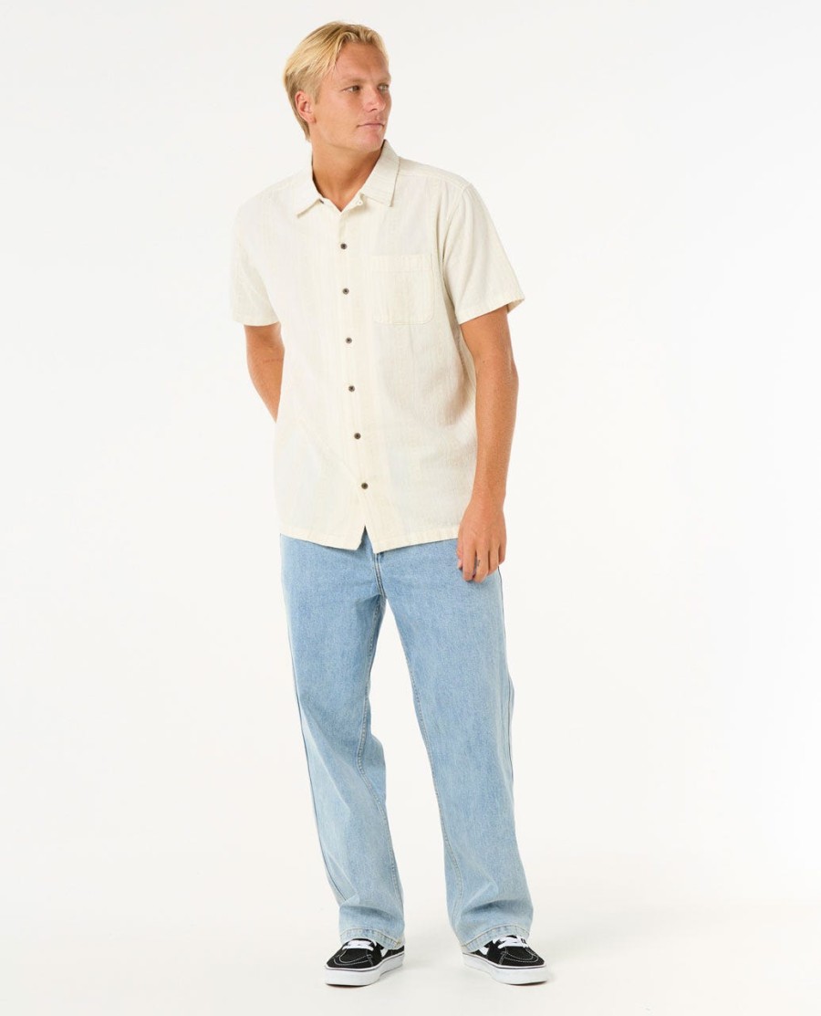 raw energy gestreept shirt met korte mouwen