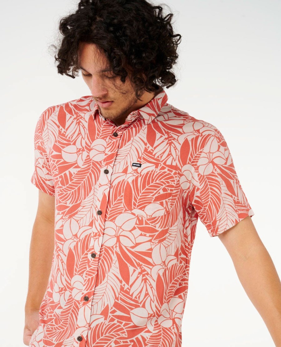 fun times bloemenprint shirt met korte mouwen