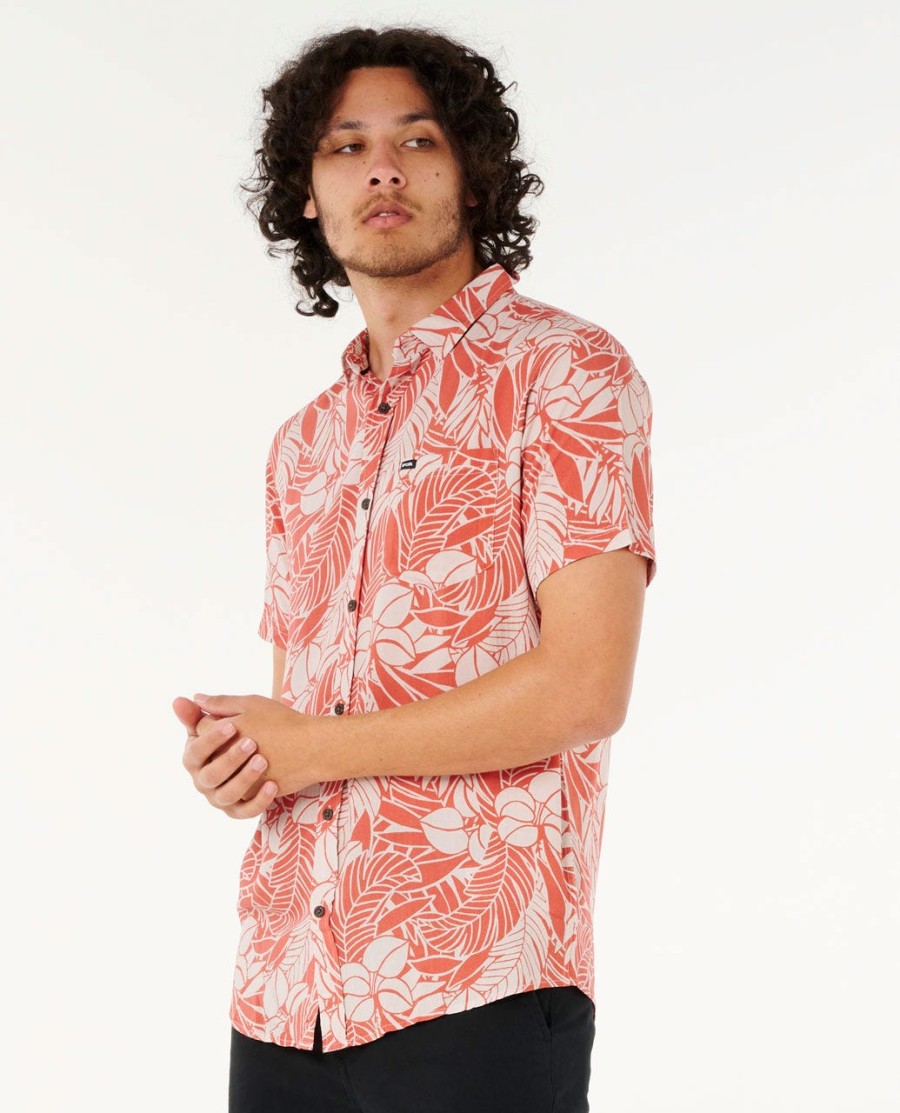 fun times bloemenprint shirt met korte mouwen