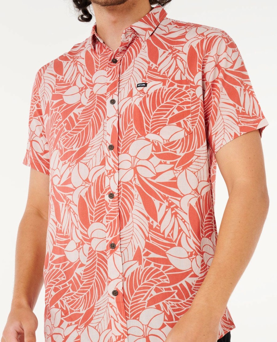 fun times bloemenprint shirt met korte mouwen