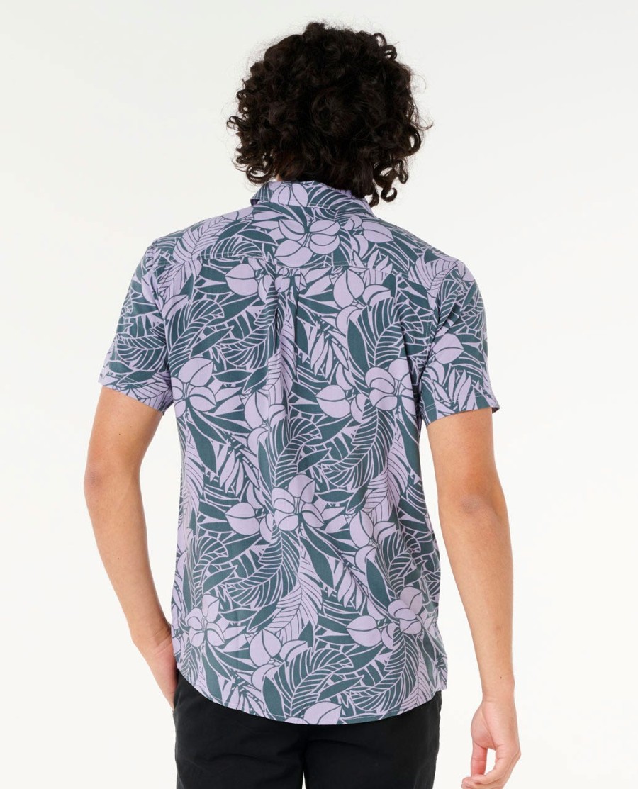 fun times bloemenprint shirt met korte mouwen