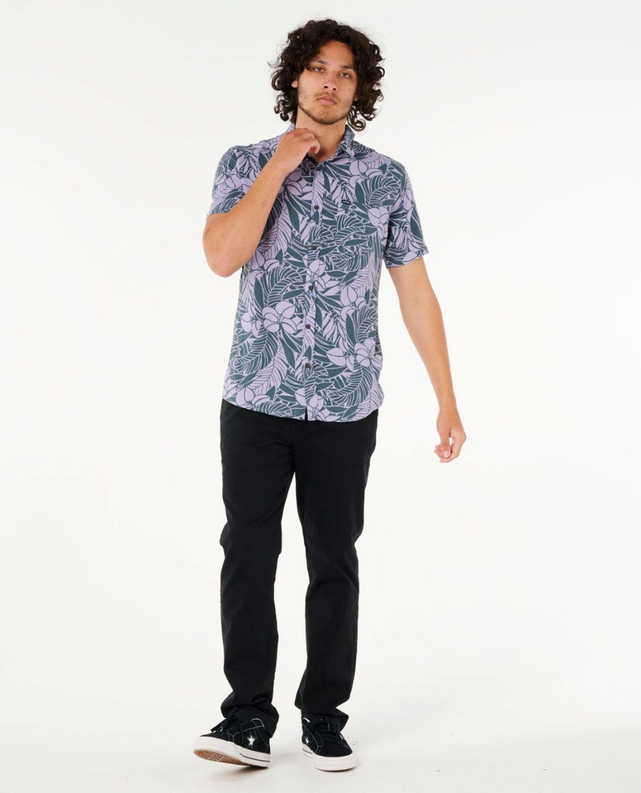 fun times bloemenprint shirt met korte mouwen