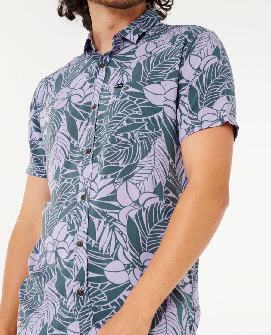 fun times bloemenprint shirt met korte mouwen