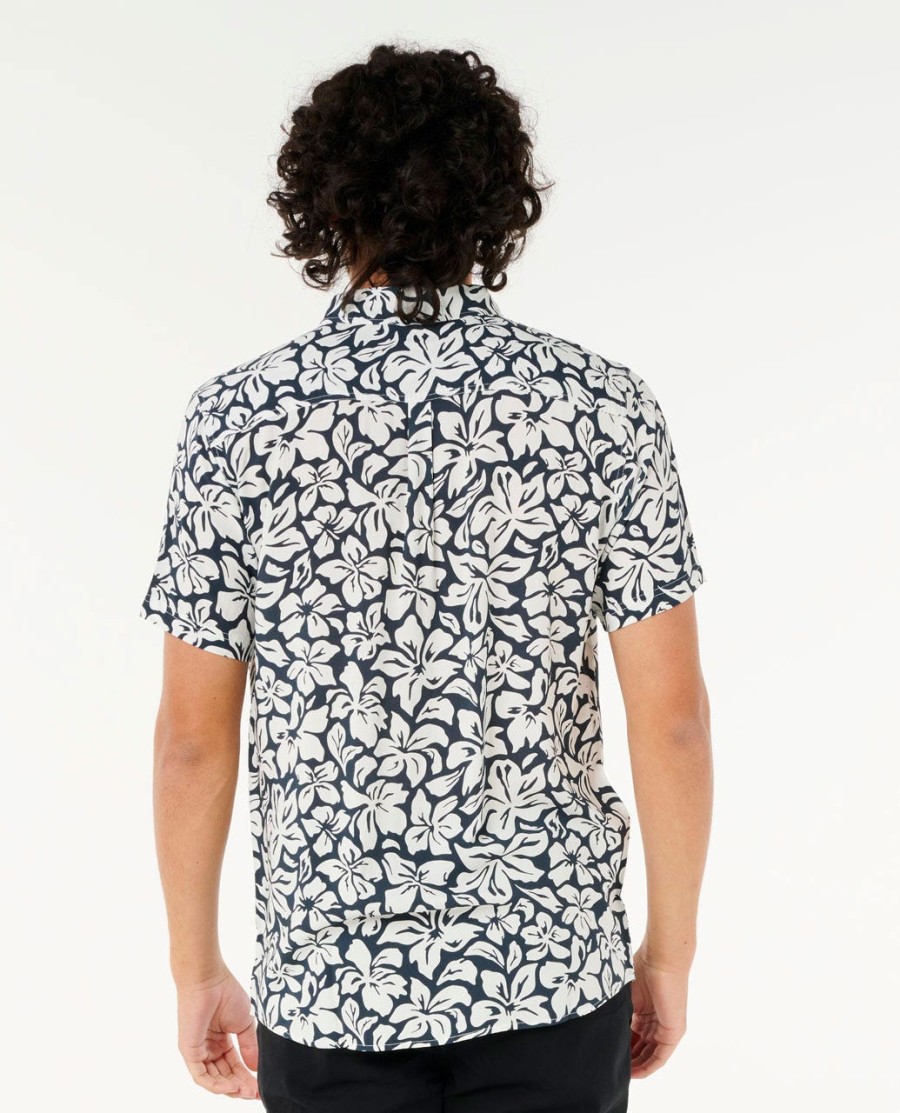fun times bloemenprint shirt met korte mouwen