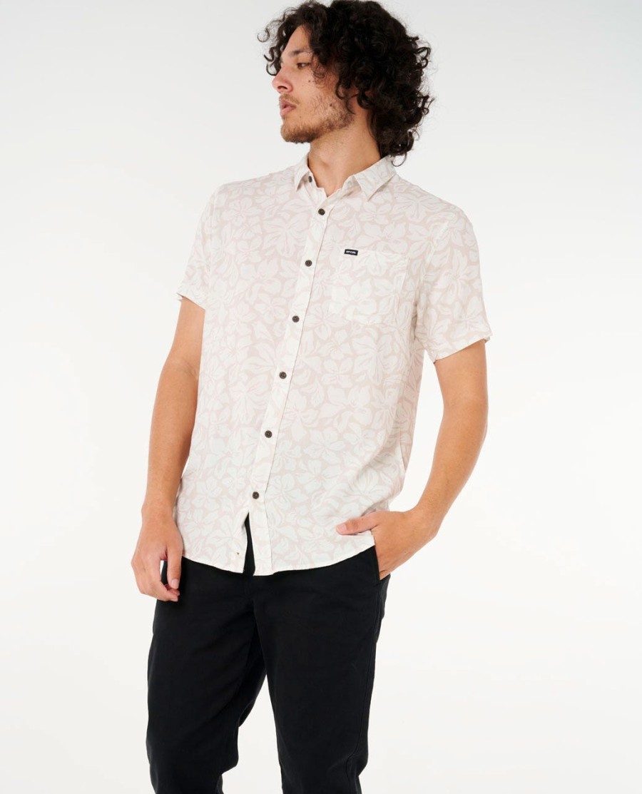 fun times bloemenprint shirt met korte mouwen