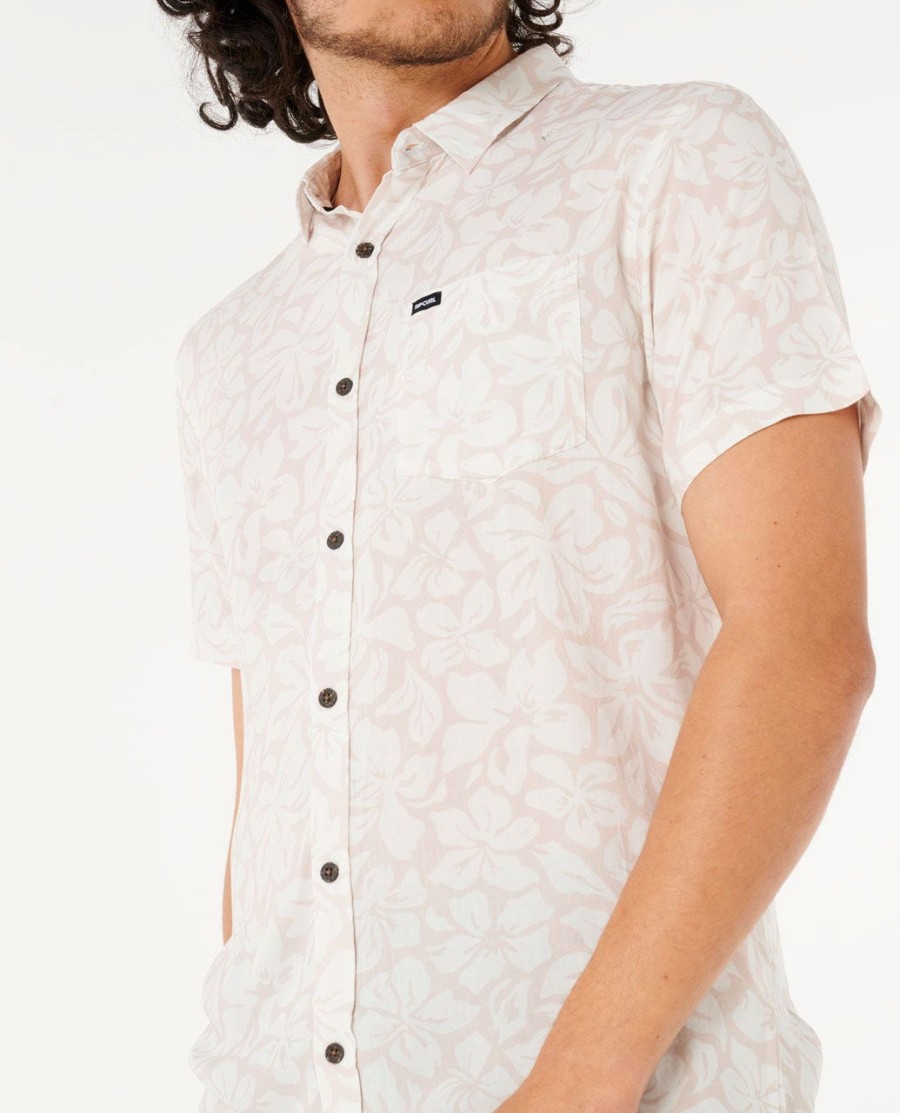 fun times bloemenprint shirt met korte mouwen