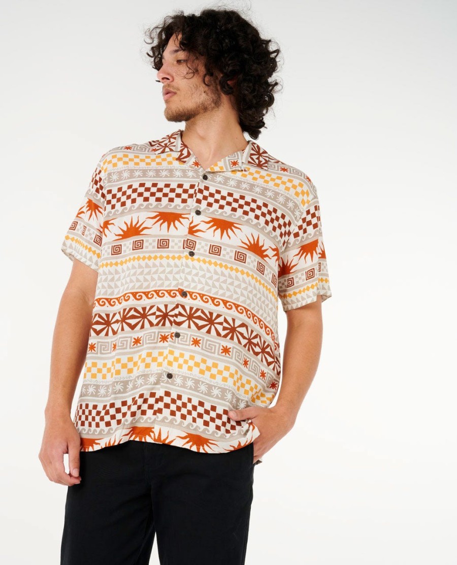 fun times gestreept shirt met korte mouwen