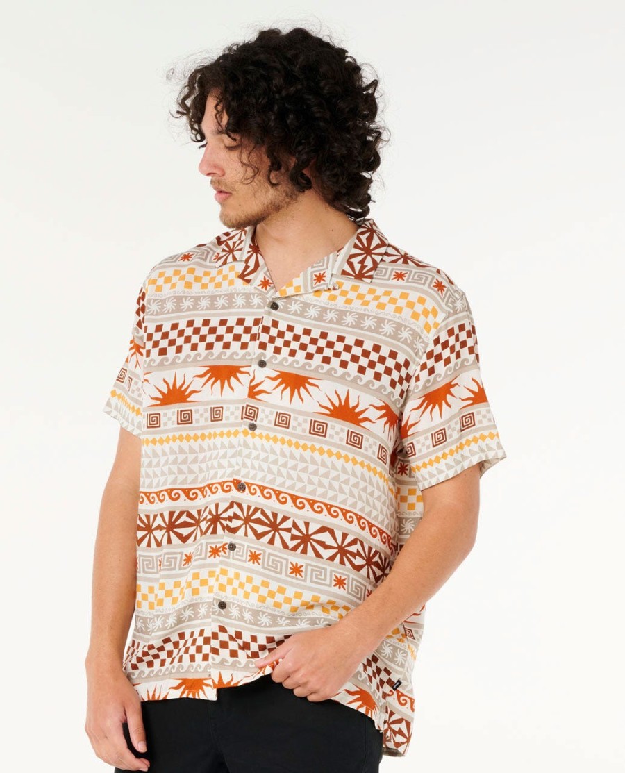 fun times gestreept shirt met korte mouwen
