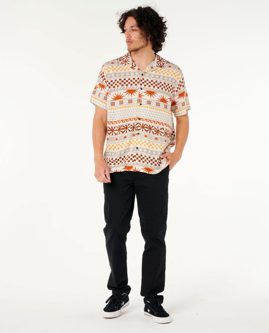 fun times gestreept shirt met korte mouwen