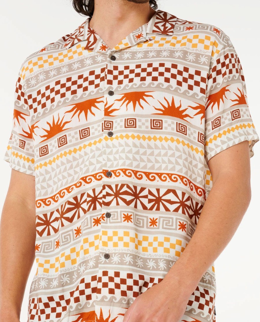 fun times gestreept shirt met korte mouwen