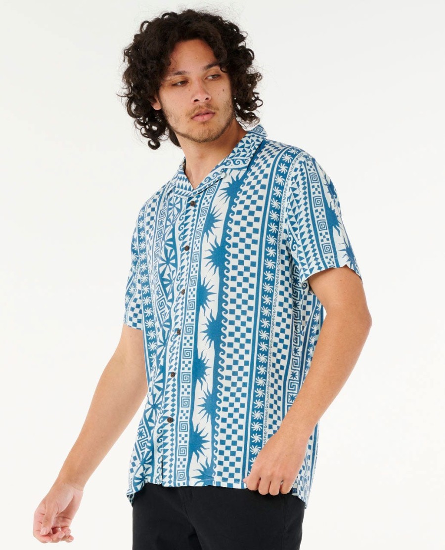 fun times gestreept shirt met korte mouwen