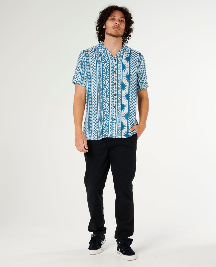 fun times gestreept shirt met korte mouwen